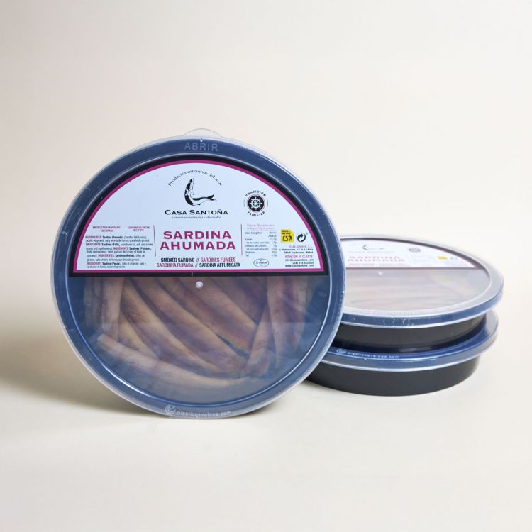 CASA SANTO�A Sardinas ahumadas 460g